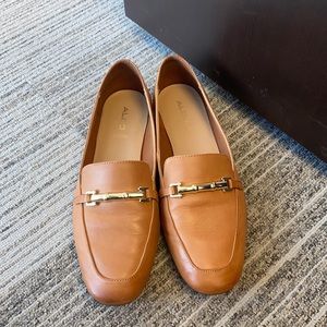 Leather loafers